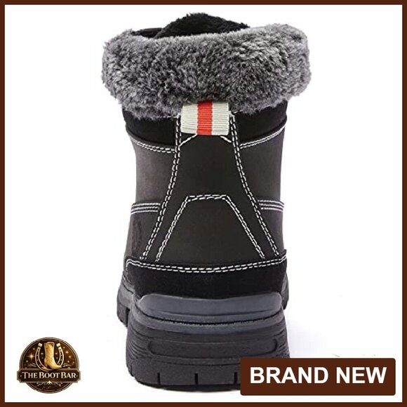 Waterproof Winter Hiking Boots Women's Size 8 Warm Faux Fur Lined - Picture 4 of 8